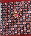 Double IKkat Teliya Rumal fabric - Angle 2