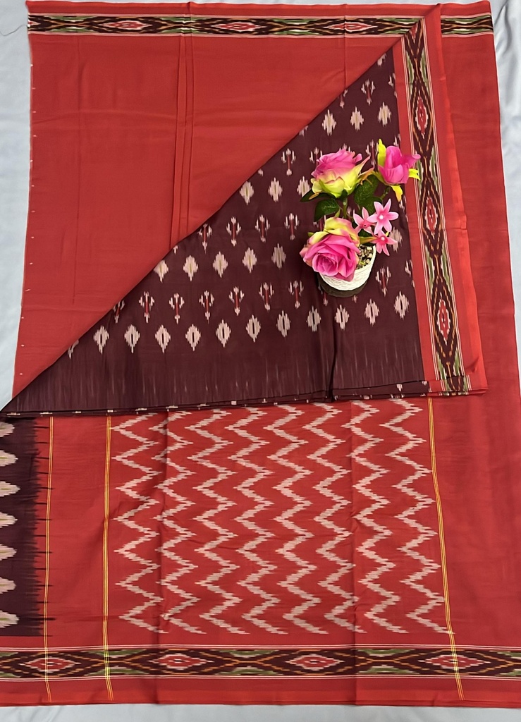 Single Ikkat Sarees - with Blouse - Angle 2
