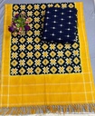 Double Ikkat Teliya Duppata Dress Materials - Angle 2