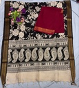 Chennuri Silk with top Plain - Angle 2