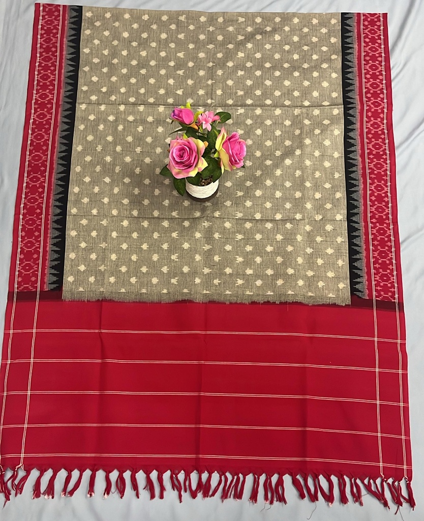 Double Border Duppata - Angle 2