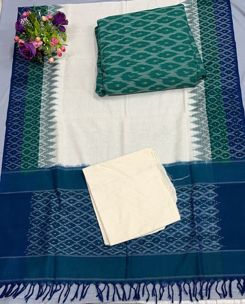 Double Ikkat Dress Materials